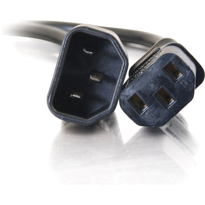 Alternate-Image3 Image for C2G 6ft Power Extension Cord - 18 AWG - IEC320C14 to IEC320C13