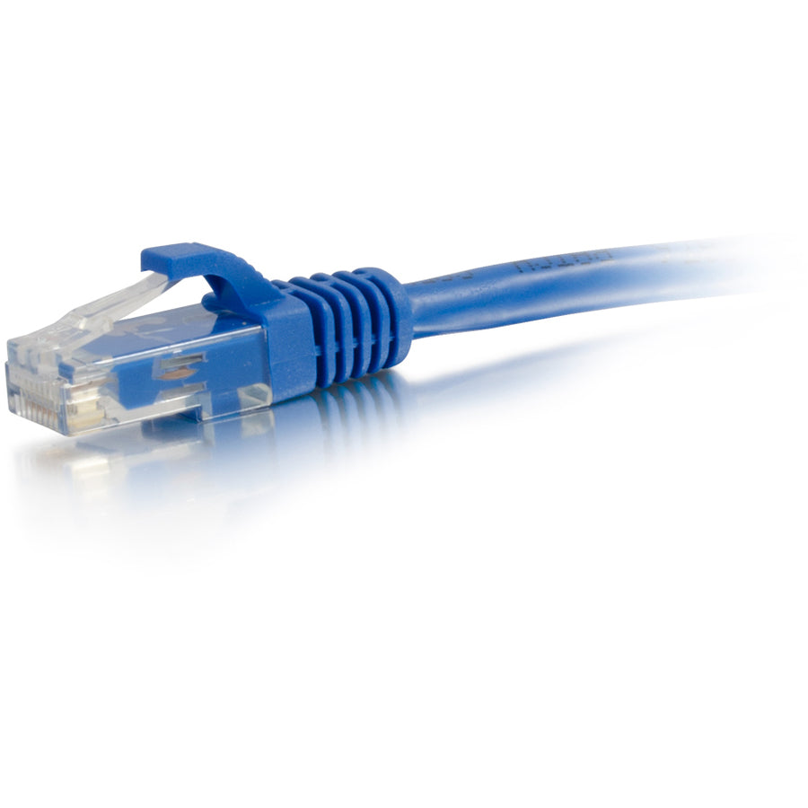 Alternate-Image3 Image for C2G 25ft Cat6 Snagless Unshielded UTP Ethernet Network Patch Cable (RJ45 M/M), Blue, Standard RJ45 Connectors, 5600pf/100m