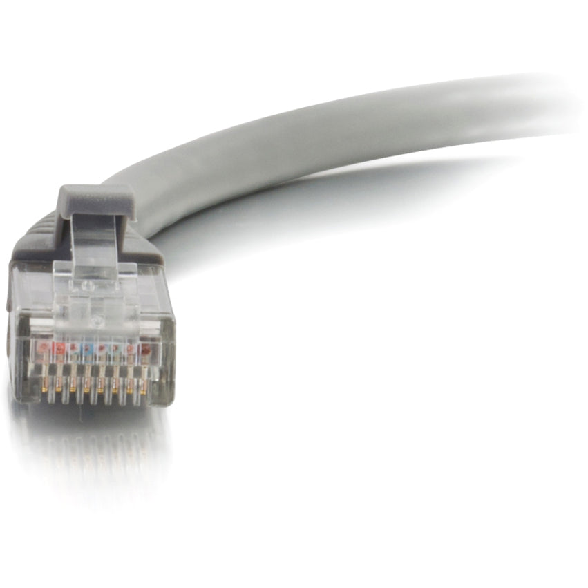 Alternate-Image3 Image for C2G 10ft Cat6 Snagless Unshielded UTP Ethernet Network Patch Cable (RJ45 M/M), Gray, Standard RJ45 Connectors, 5600pf/100m