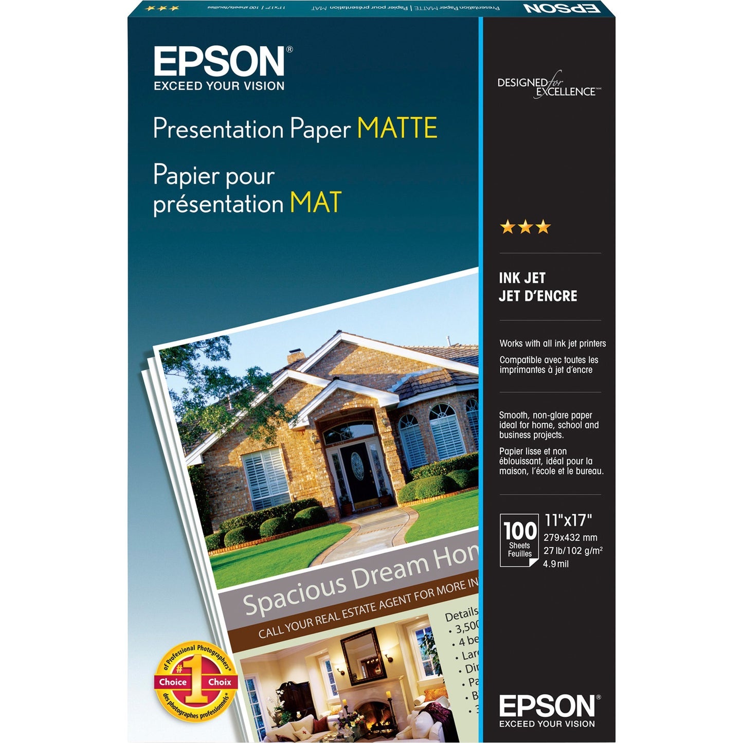 Main Image for Epson Matte Inkjet Presentation Paper