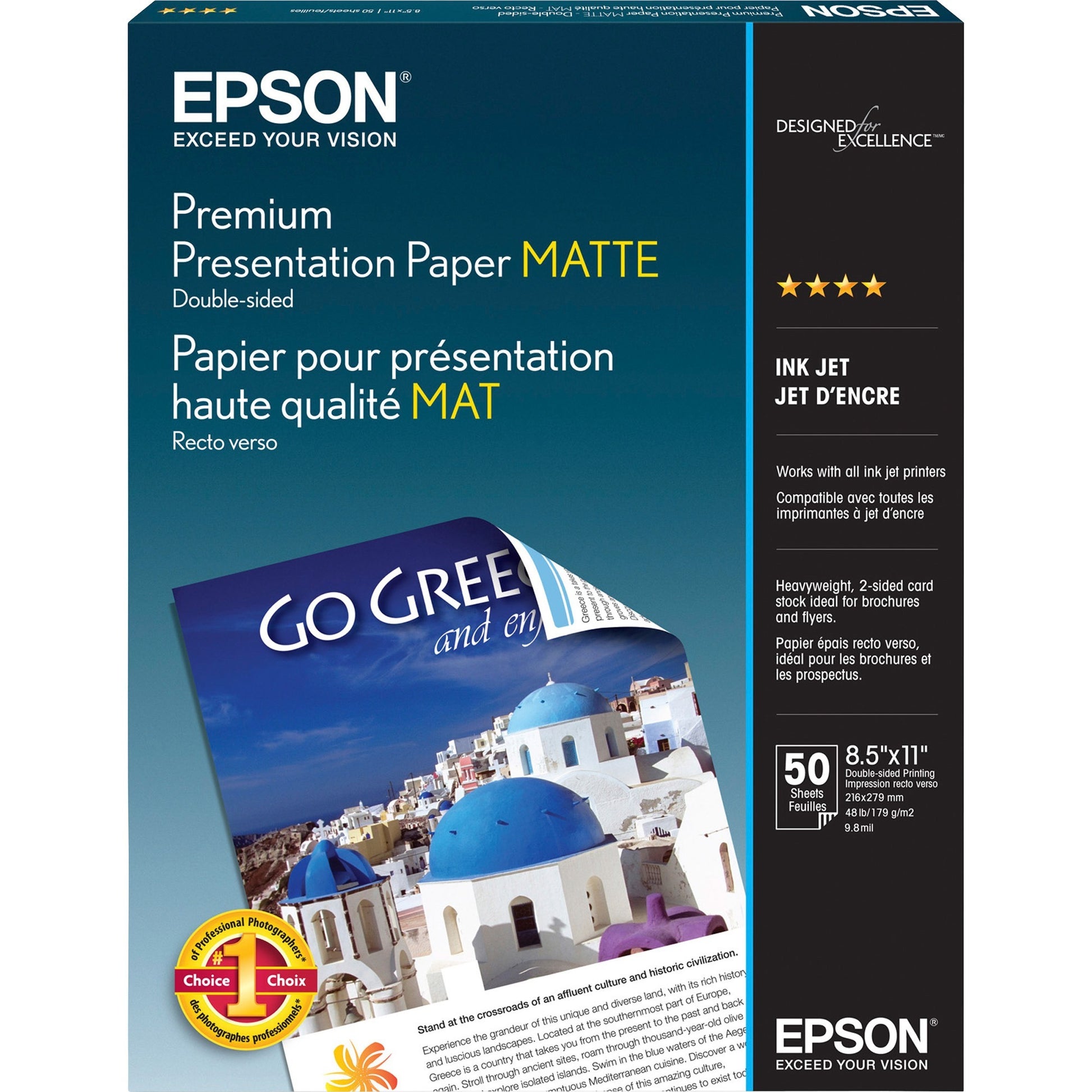Main Image for Epson Premium Double-sided Matte Paper