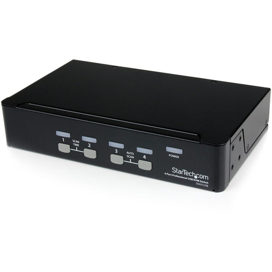 Main Image for StarTech.com StarView SV431USB - KVM switch - USB - 4 ports - 1 local user - USB - 1U