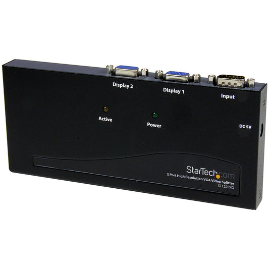 Main Image for StarTech 2 Port High Resolution VGA Video Splitter - 350 MHz