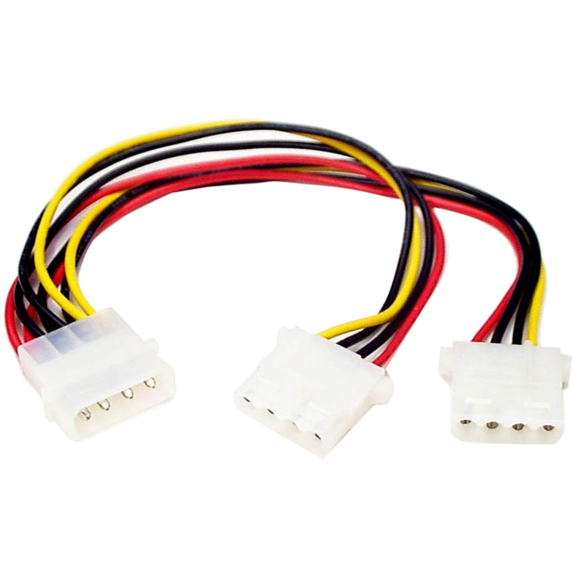 Main Image for StarTech LP4 to 2x LP4 Power Y Splitter Cable - Power cable - 4 pin internal power (F) - 4 pin internal power (M)