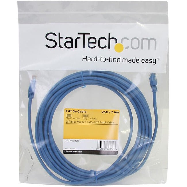 Main Image for StarTech.com 25 ft Blue Molded Cat5e UTP Patch Cable