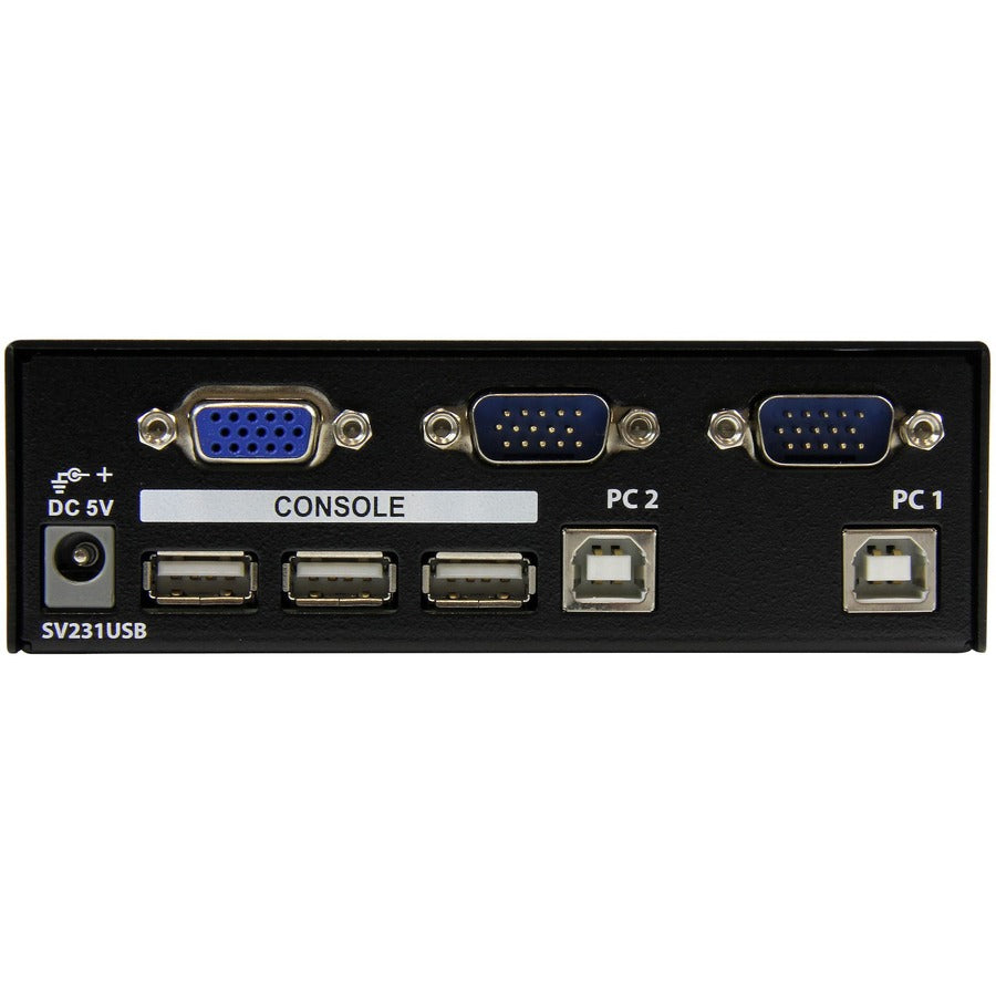 Rear Image for StarTech.com 2 Port Professional USB KVM Switch Kit with Cables