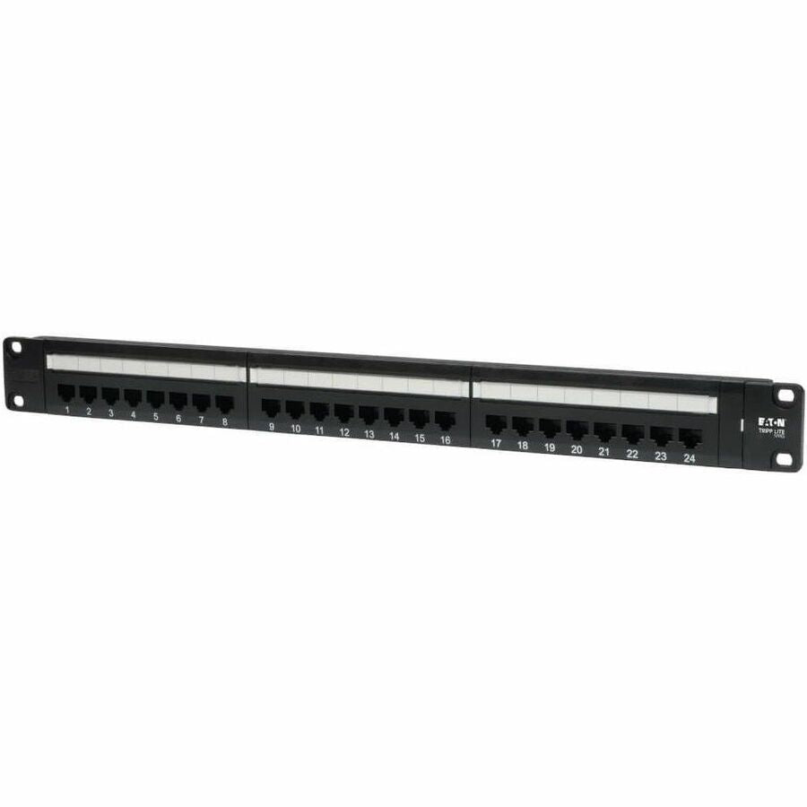 Main Image for Eaton Tripp Lite Series 24-Port 1U Rack-Mount Cat5e 110 Patch Panel, 568B, RJ45 Ethernet, TAA