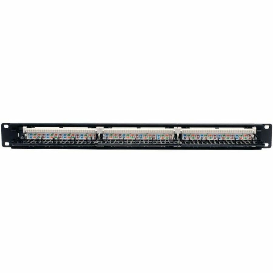 Alternate-Image3 Image for Eaton Tripp Lite Series 24-Port 1U Rack-Mount Cat5e 110 Patch Panel, 568B, RJ45 Ethernet, TAA