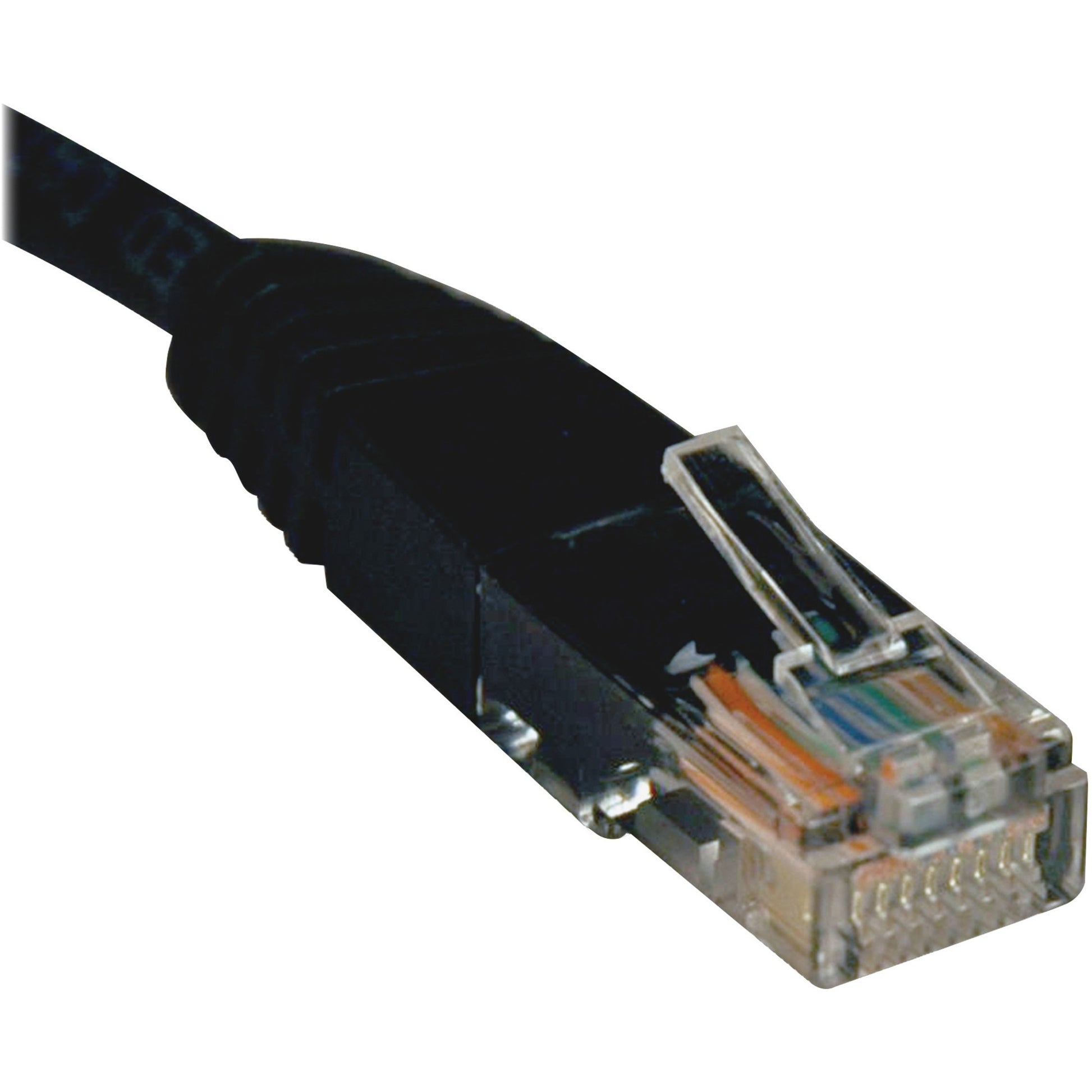 Main Image for Eaton Tripp Lite Series Cat5e 350 MHz Molded (UTP) Ethernet Cable (RJ45 M/M), PoE - Black, 7 ft. (2.13 m)