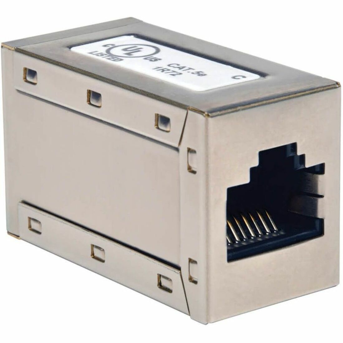Main Image for Tripp Lite by Eaton Cat5e Cat5 Straight Through Modular Shielded In-Line Coupler RJ45 F/F