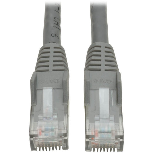 Main Image for Eaton Tripp Lite Series Cat6 Gigabit Snagless Molded (UTP) Ethernet Cable (RJ45 M/M), PoE, Gray, 25 ft. (7.62 m)