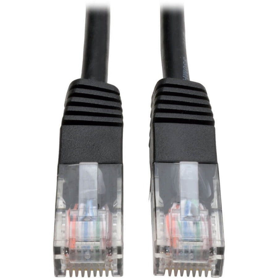 Main Image for Eaton Tripp Lite Series Cat5e 350 MHz Molded (UTP) Ethernet Cable (RJ45 M/M), PoE - Black, 3 ft. (0.91 m)