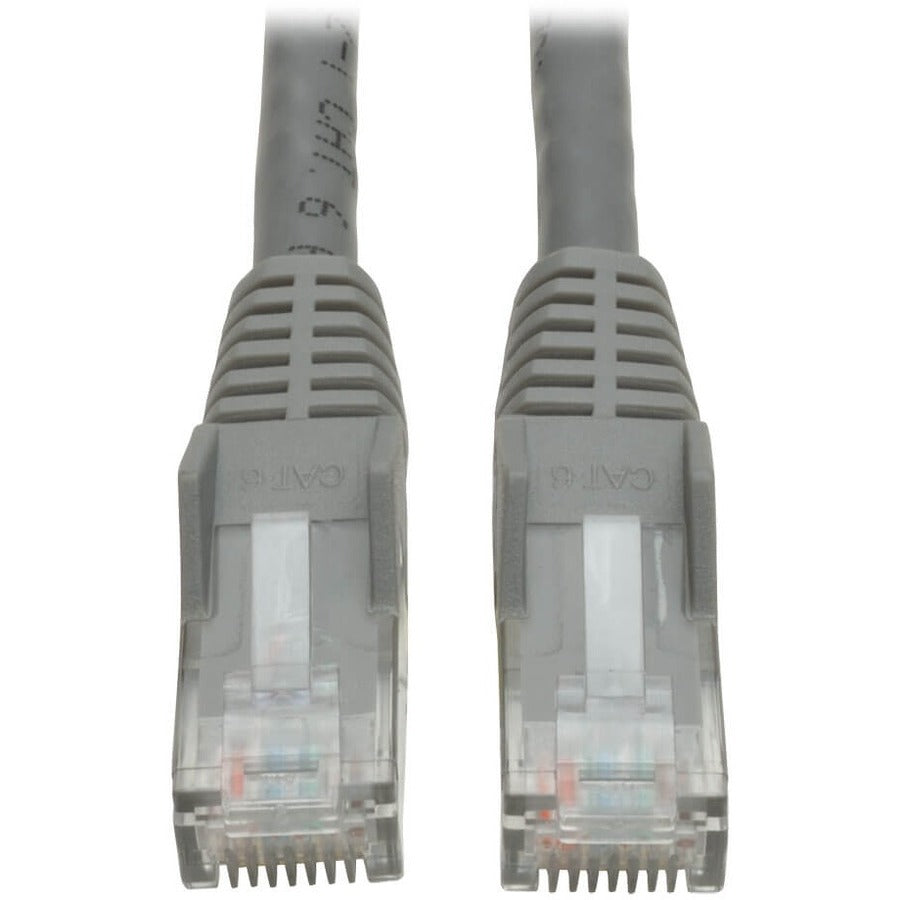 Main Image for Tripp Lite by Eaton Cat6 Gigabit Snagless Molded (UTP) Ethernet Cable (RJ45 M/M) PoE Gray 10 ft. (3.05 m)