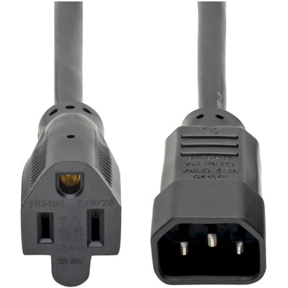 Main Image for Eaton Tripp Lite Series NEMA 5-15R to C14 Computer AC Power Cable - 13A, 125V, 16 AWG, 2 ft. (0.61 m), Black