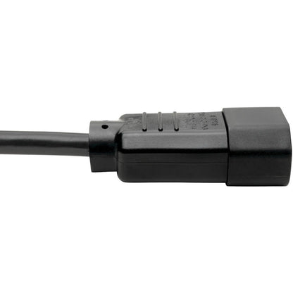 Alternate-Image4 Image for Eaton Tripp Lite Series NEMA 5-15R to C14 Computer AC Power Cable - 13A, 125V, 16 AWG, 2 ft. (0.61 m), Black