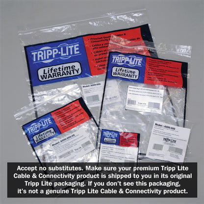 Alternate-Image2 Image for Eaton Tripp Lite Series Cat6 Gigabit Snagless Molded (UTP) Ethernet Cable (RJ45 M/M), PoE, Blue, 7 ft. (2.13 m)