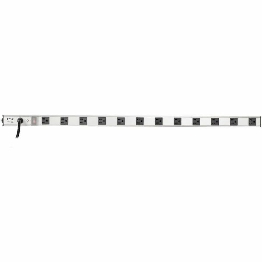 Alternate-Image1 Image for Eaton Tripp Lite Series 12-Outlet Vertical Power Strip, 120V, 15A, 15 ft. (4.57 m) Cord, 5-15P, 36 in.