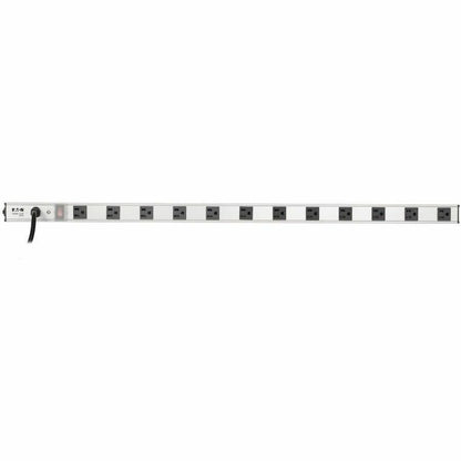 Alternate-Image1 Image for Eaton Tripp Lite Series 12-Outlet Vertical Power Strip, 120V, 15A, 15 ft. (4.57 m) Cord, 5-15P, 36 in.