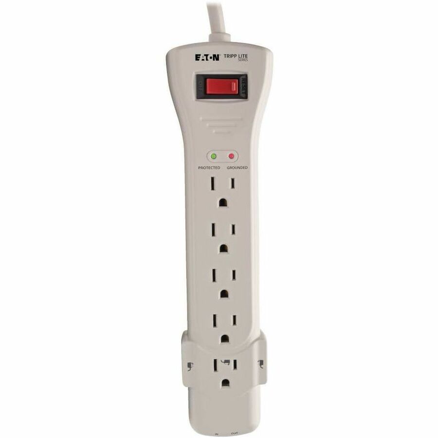 Alternate-Image5 Image for Eaton Tripp Lite Series Protect It! 7-Outlet Surge Protector, 15 ft. (4.57 m) Cord, 2520 Joules, Fax/Modem Protection, RJ11