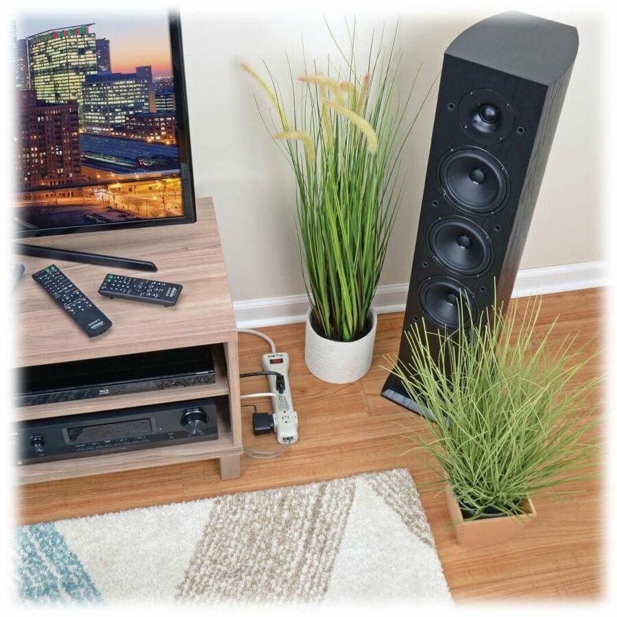 Alternate-Image2 Image for Eaton Tripp Lite Series Protect It! 7-Outlet Surge Protector, 15 ft. (4.57 m) Cord, 2520 Joules, Fax/Modem Protection, RJ11