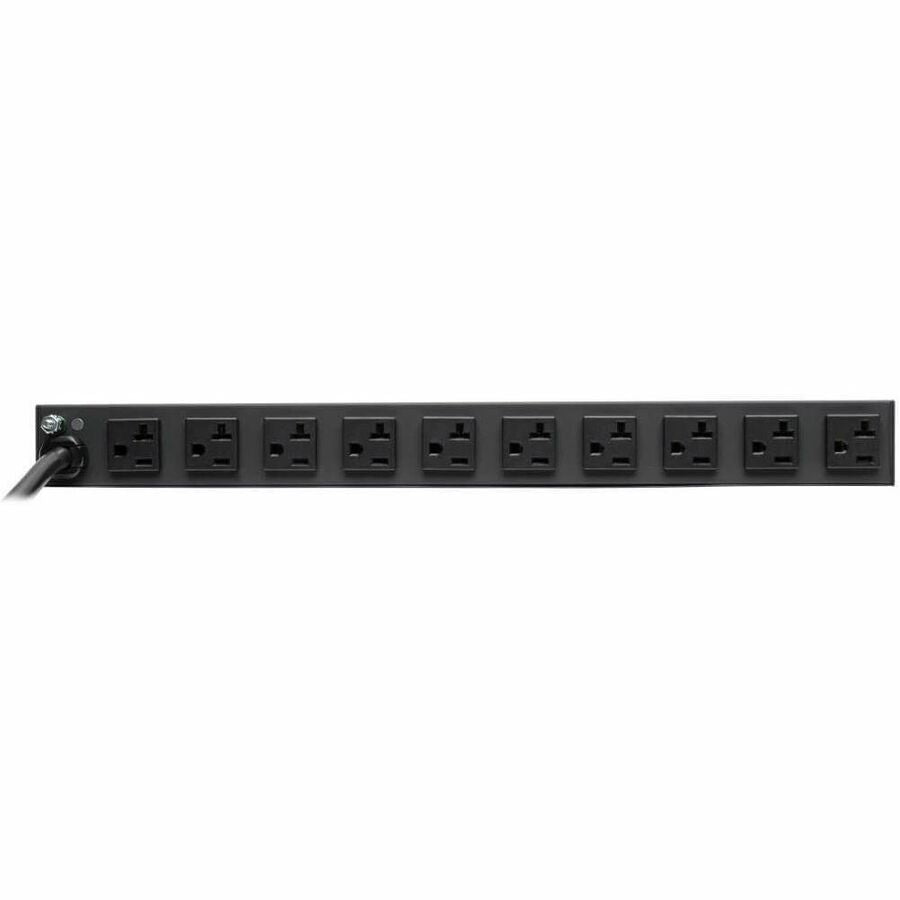 Alternate-Image1 Image for Eaton Tripp Lite Series Isobar 12-Outlet Network Server Surge Protector, 15 ft. (4.57 m) Cord with 5-20P Plug, 3840 Joules, Diagnostic LEDs, 1U Rackmount