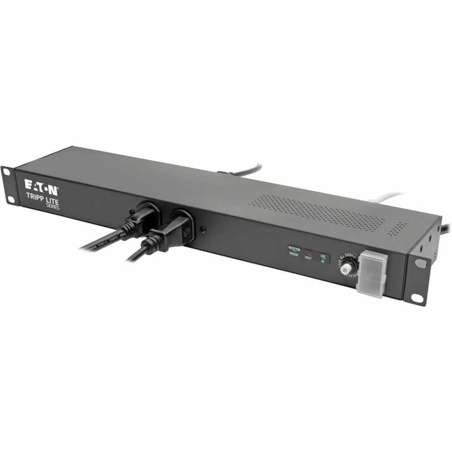 Alternate-Image3 Image for Eaton Tripp Lite Series Isobar 12-Outlet Network Server Surge Protector, 15 ft. (4.57 m) Cord with 5-20P Plug, 3840 Joules, Diagnostic LEDs, 1U Rackmount