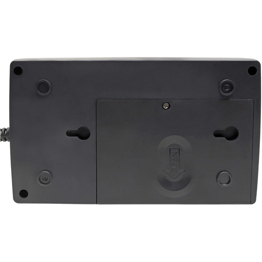 Rear Image for Eaton Tripp Lite Series 350VA 210W Standby UPS - 6 NEMA 5-15R Outlets, 120V, 50/60 Hz, USB, 5-15P Plug, Desktop/Wall Mount