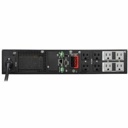 Rear Image for Eaton Tripp Lite Series SmartPro 1440VA 1440W 120V Line-Interactive Sine Wave UPS - 8 Outlets, Extended Run, Network Card Option, LCD, USB, DB9, 2U Rack/Tower
