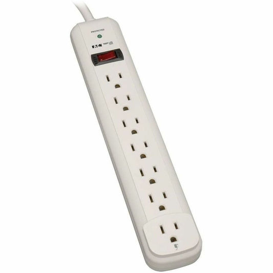 Main Image for Eaton Tripp Lite Series Protect It! 7-Outlet Surge Protector, 12 ft. Cord, 1080 Joules, Diagnostic LED, Light Gray Housing