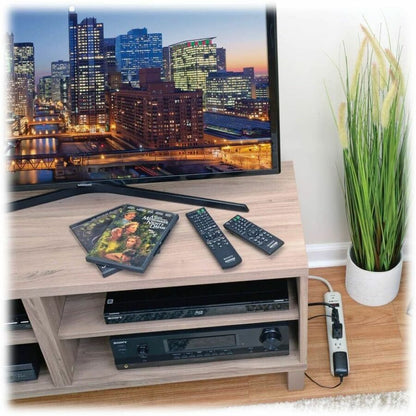 Alternate-Image6 Image for Eaton Tripp Lite Series Protect It! 7-Outlet Surge Protector, 12 ft. Cord, 1080 Joules, Diagnostic LED, Light Gray Housing