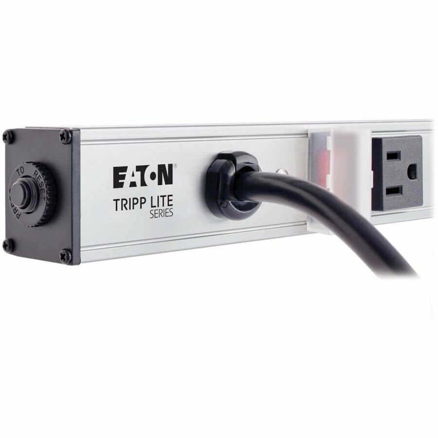 Alternate-Image3 Image for Eaton Tripp Lite Series 20-Outlet Vertical Power Strip, 120V, 15A, 15 ft. (4.57 m) Cord, 5-15P, 60 in.