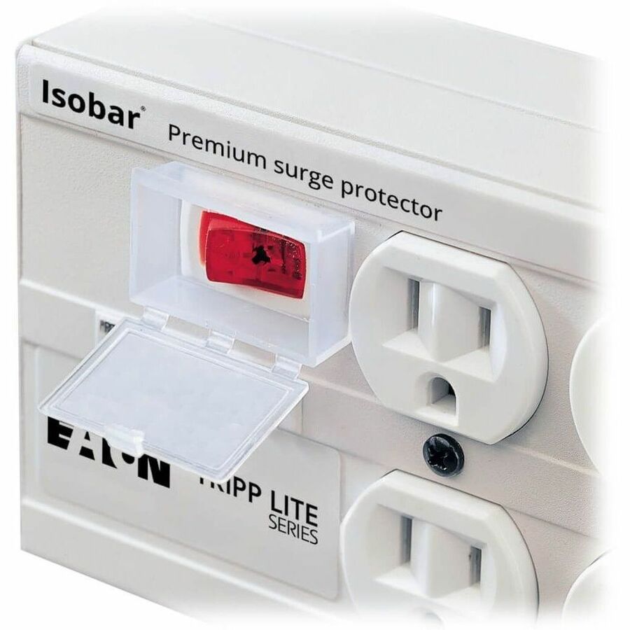 Alternate-Image1 Image for Eaton Tripp Lite Series Isobar Hospital-Grade 6-Outlet Surge Protector, 15 ft. (4.57 m) Cord, 3330 Joules, LEDs, UL 1363, Not For Patient-Care Vicinities
