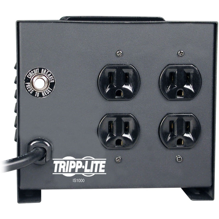 Alternate-Image1 Image for Eaton Tripp Lite Series Isolator Series 120V 1000W Isolation Transformer-Based Power Conditioner, 4 Outlets, TAA