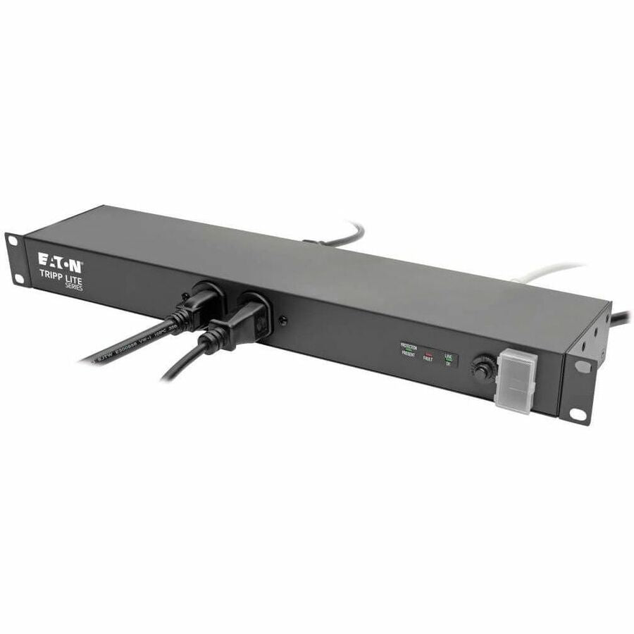 Alternate-Image3 Image for Tripp Lite by Eaton Isobar Surge Protector Rackmount 12 Outlet 15' Cord Metal 1URM