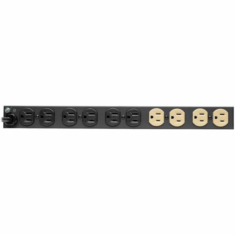 Alternate-Image1 Image for Tripp Lite by Eaton Isobar Surge Protector Rackmount 12 Outlet 15' Cord Metal 1URM