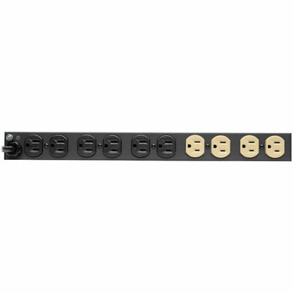 Alternate-Image1 Image for Tripp Lite by Eaton Isobar Surge Protector Rackmount 12 Outlet 15' Cord Metal 1URM