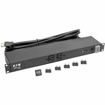Alternate-Image5 Image for Tripp Lite by Eaton Isobar Surge Protector Rackmount 12 Outlet 15' Cord Metal 1URM