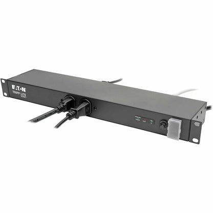 Alternate-Image2 Image for Eaton Tripp Lite Series Isobar 12-Outlet Network Server Surge Protector, 15 ft. (4.57 m) Cord, 3840 Joules, Diagnostic LEDs, 1U Rackmount