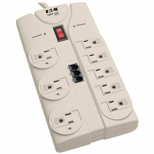 Main Image for Eaton Tripp Lite Series Protect It! 8-Outlet Computer Surge Protector, 8 ft. (2.43 m) Cord, 2160 Joules, Tel/Modem/Fax Protection