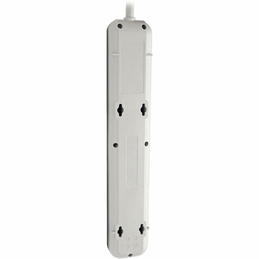 Bottom Image for Eaton Tripp Lite Series Protect It! 7-Outlet Surge Protector, 6 ft. Cord, 1080 Joules, Diagnostic LED, Light Gray Housing