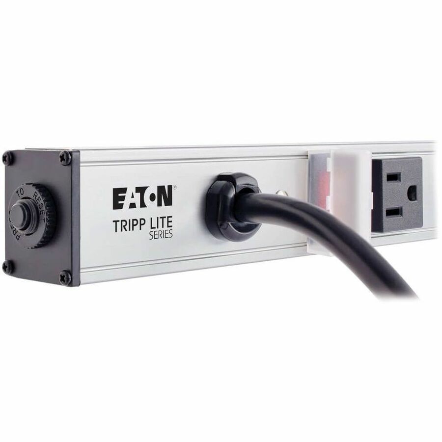 Alternate-Image3 Image for Eaton Tripp Lite Series 8-Outlet Vertical Power Strip, 120V, 15A, 15 ft. (4.57 m) Cord, 5-15P, 24 in.