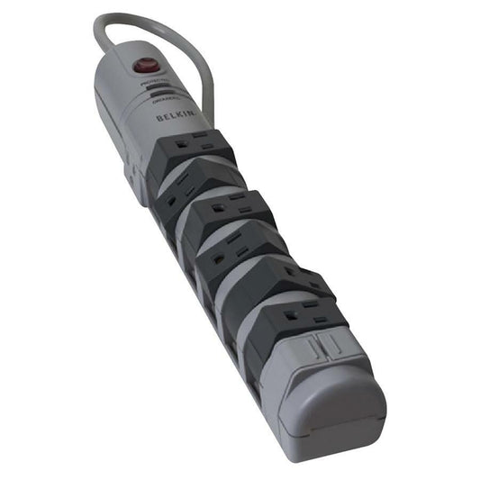 Main Image for Belkin 8-Outlet Pivot-Plug Surge Protector, 6 ft. Cord