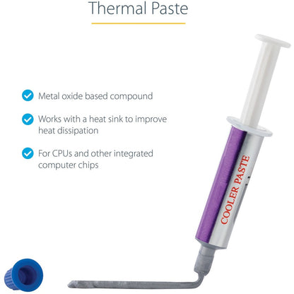 Alternate-Image4 Image for StarTech.com Thermal Paste, 1.5g Metal Oxide Heat Sink Compound, Re-sealable Syringes, CPU Paste