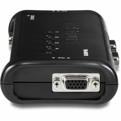 Left Image for TRENDnet 4-Port USB KVM Switch Kit, VGA And USB Connections, 2048 x 1536 Resolution, Cabling Included, Control Up To 4 Computers, Compliant With Window, Linux, and Mac OS, TK-407K