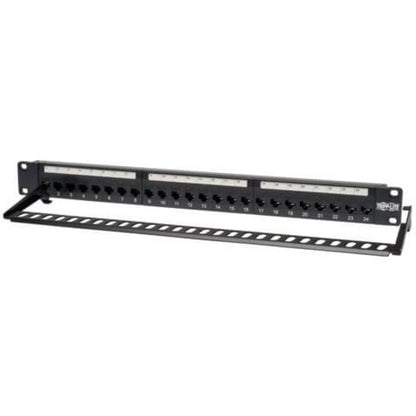 Alternate-Image2 Image for Eaton Tripp Lite Series 24-Port 1U Rack-Mount Cat6/Cat5 Feedthrough Patch Panel, RJ45 Ethernet, TAA