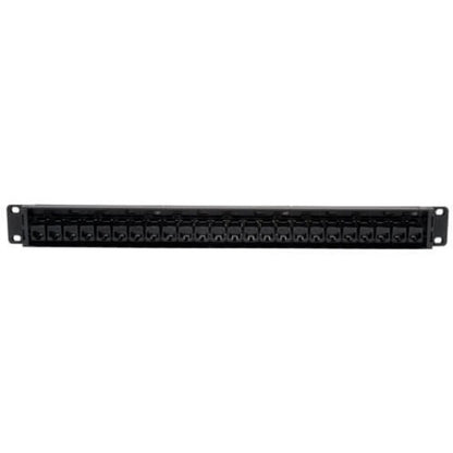 Alternate-Image1 Image for Eaton Tripp Lite Series 24-Port 1U Rack-Mount Cat6/Cat5 Feedthrough Patch Panel, RJ45 Ethernet, TAA