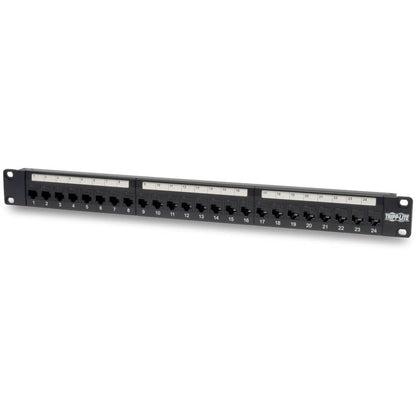 Main Image for Eaton Tripp Lite Series 24-Port 1U Rack-Mount Cat6/Cat5 Feedthrough Patch Panel, RJ45 Ethernet, TAA