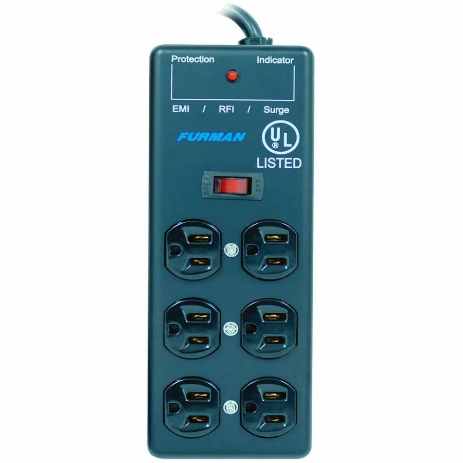 Alternate-Image2 Image for Furman Pro Plugs SS-6B 6-Outlet Power Conditioner Block with Surge Protection & EMI/RFI Filtration