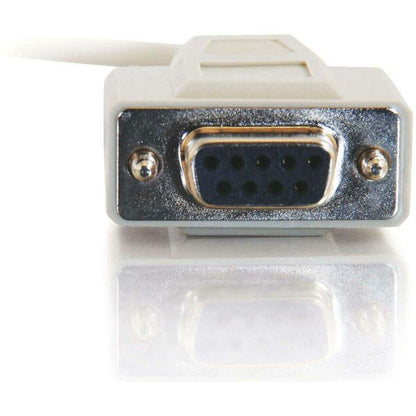 Alternate-Image2 Image for C2G 1ft DB9 F/F Null Modem Cable - Beige