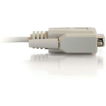 Right Image for C2G 1ft DB9 F/F Null Modem Cable - Beige